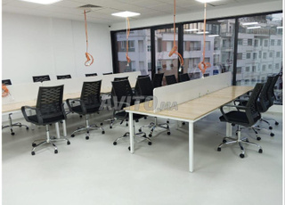 bureau multiposte avec les caisson