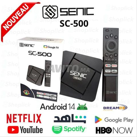 Senic TV BOX Android 14 - TV Dual IPTV 1 An