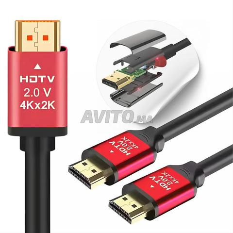 كابل HDMI 15 متر 4K عالي السرعة TV PC بروجكتور