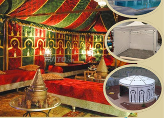 Tentes marocaines luxueuses et modernes