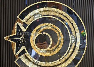 Lustre de plafond moderne Bluetooth