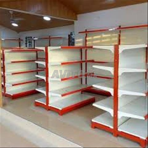 NR-Rayonnage Métalique Robuste Pour Présentation Professionnelle des Produits