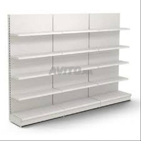 NR-Étagères métalliques pour magasins à prix abordables