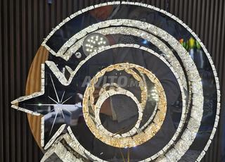 ثريا LED بالكريستال الرفيع