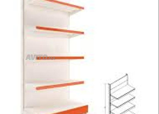 NR-Gondole métallique pour magasins - Organisation et présentation professionnelles