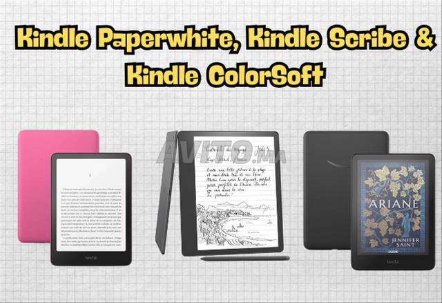Kindle Paperwhite و Kindle Scribe و ColorSoft