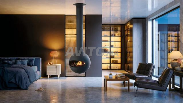 مدفأة مركزية معلقة BATHYSCAFOCUS من FOCUS