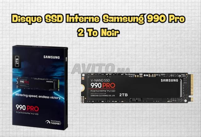 Disque SSD Interne Samsung 990 Pro 2 To Noir
