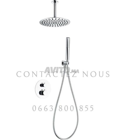 Douche Thermostatique Encastrée Chrome