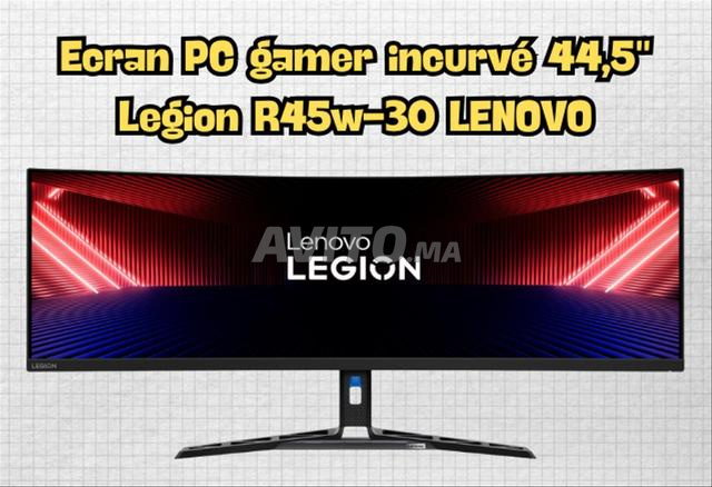 شاشة حاسوب للألعاب منحنية 44.5 Lenovo Legion R45w-30
