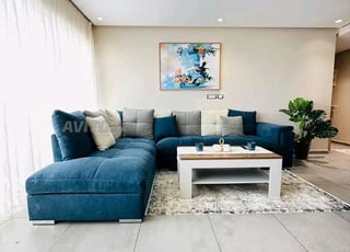 Appartement meublé 90m haut standing riviera ghandi tram