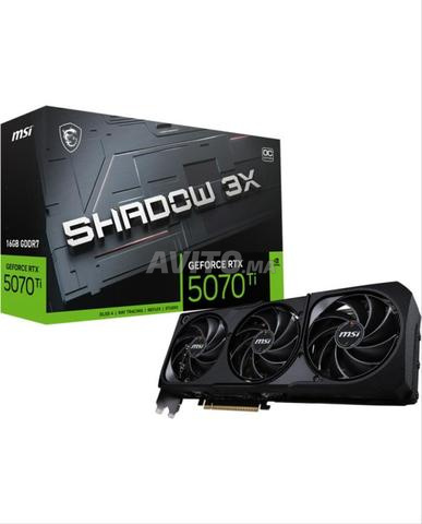 MSI RTX 5070 Ti 16GB SHADOW 3X OC - جديد