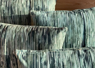 Coussins verts à vendre