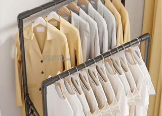 Organisateur de chaussures et vêtements à 5 étagères