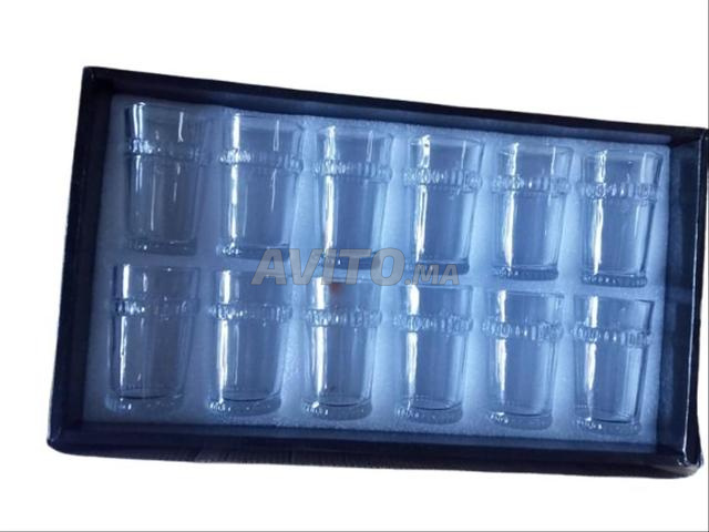 طقم أكواب زجاجية (12 قطعة)