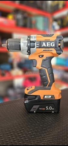 مثقاب براغي AEG 18 فولت احترافي بدون فرش