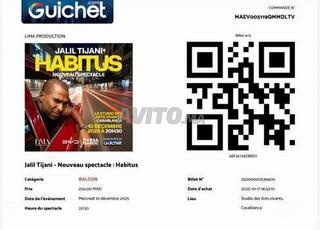 2 tickets Jalil Tijani 10/12/25