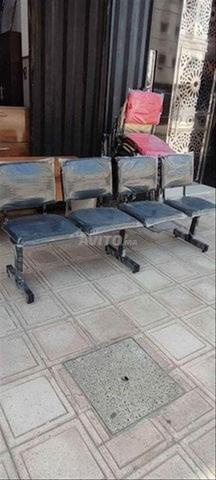 أريكة مكتب من المعدن والجلد في تمارة - 2