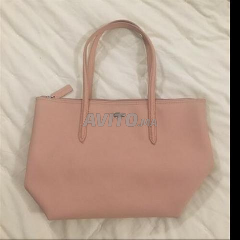 حقيبة لاكوست وردية