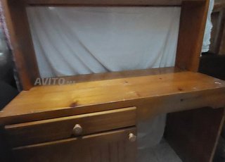 Bureau en bois massif chêne