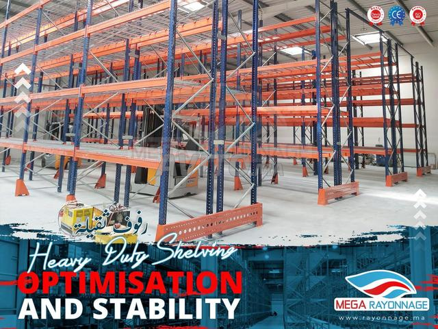 Rack à palettes métallique – Montage sur site