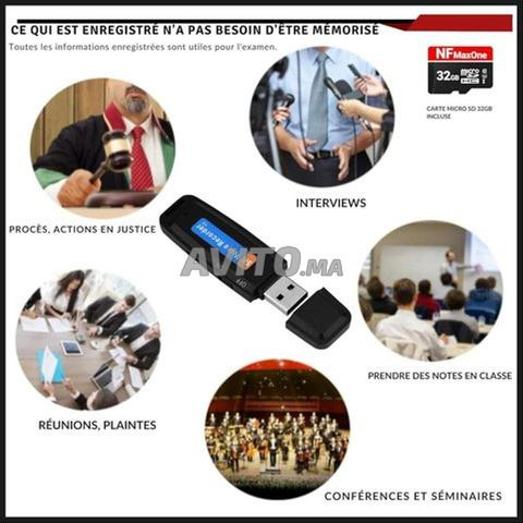 ذاكرة فلاش USB لتسجيل الصوت 8 جيجابايت - 18 ساعة