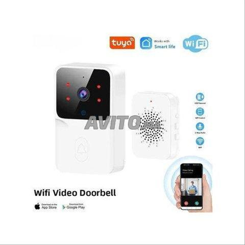 Sonnette sans fil TUYA M8, Wi-Fi, caméra HD