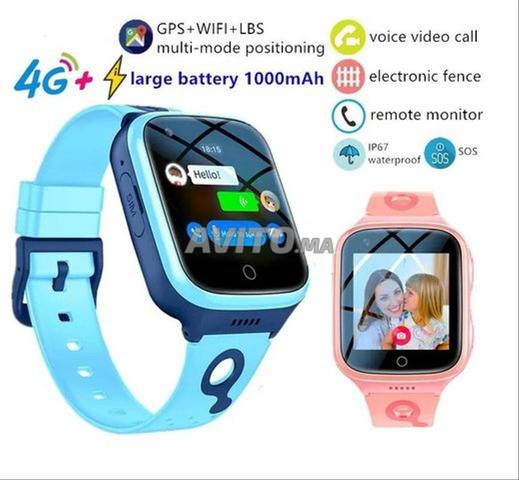 Montre Bracelet GPS Enfant - 4G - Etanche IP67