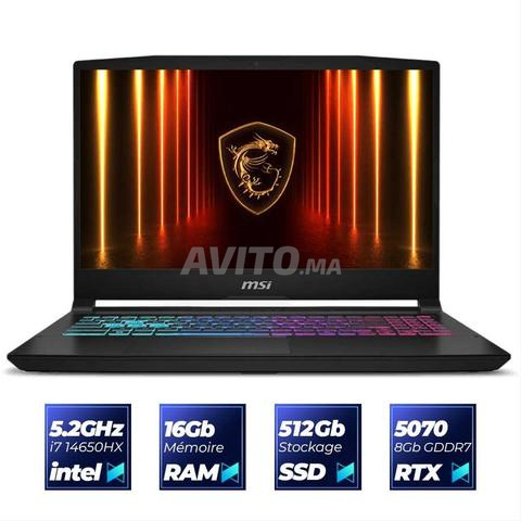 📌 ام اس اي كاتانا 15 B13V i7 RTX 5070 جديد