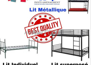 Lit métallique superposé/individuelle/prix d'usine