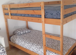 Lit superposé avec matelas