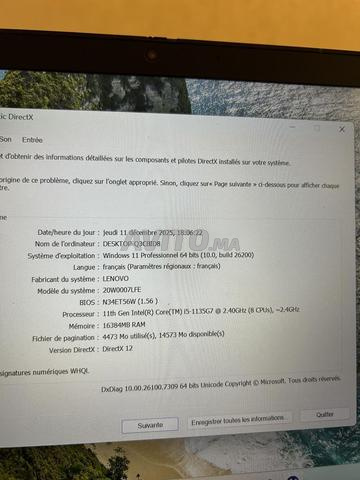 Lenovo ThinkPad T14 / 11th Gen – i5 / 16 Go/SSD - 2