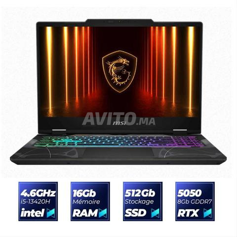 MSI Cyborg 15 B13W RTX 5050 جهاز ألعاب محمول