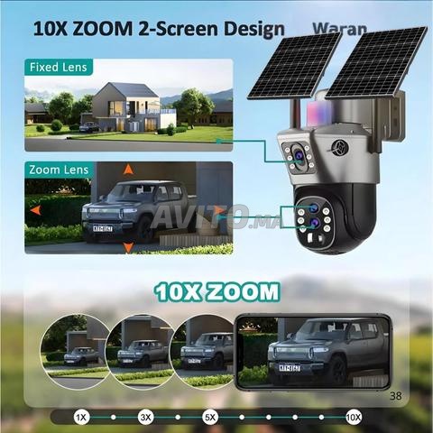 كاميرا 4G 12MP بألواح شمسية مزدوجة