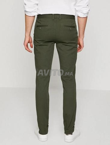 بنطلون KOTON أصلي لون زيتي مقاس 38 - 2