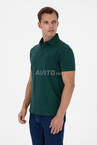 تي شيرت بولو آسن الأصلي مقاس XS لون أخضر