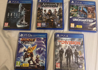 5 jeux ps4 a vendre