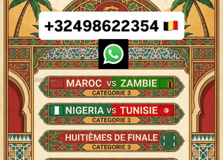 Tickets CAN Maroc Tunisie