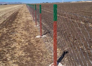 poteau beton clôture