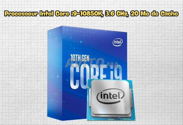 معالج Intel Core i9-10850K، 3.6 جيجاهرتز