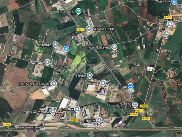 أرض صناعية 2,25 هكتار Sahel Oulad Hriz