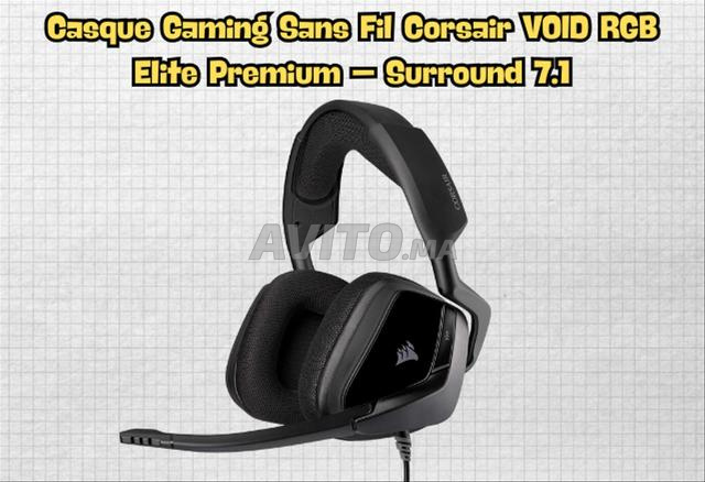 سماعة ألعاب لاسلكية Corsair VOID Elite Premium