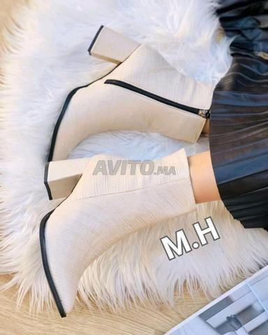 Bottines à talons croco élégantes - Livraison gratuite jusqu'à votre porte - 2