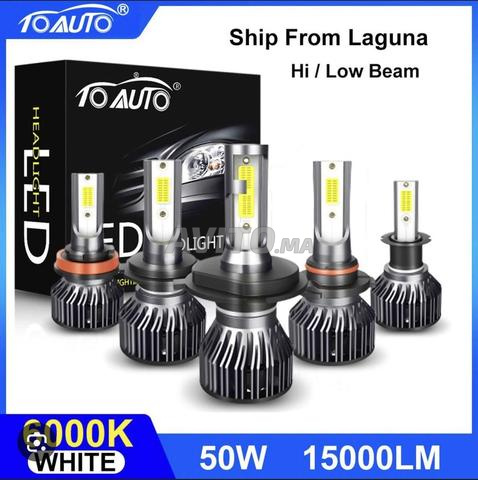 Lampe LED H7 toauto 6000k 15000LM 50W