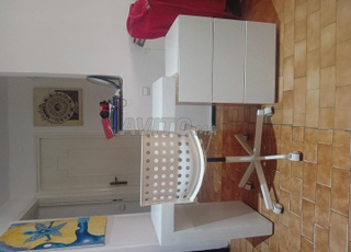 مكتب مع تخزين وكرسي