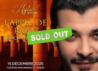 1 ticket VIP nacim haddad