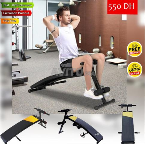 Banc De Musculation Abdominal - Cordes Et Poids