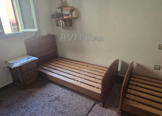2 lits une place et commodes