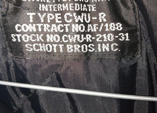 bomber jacket schott CWU-R (vintage)