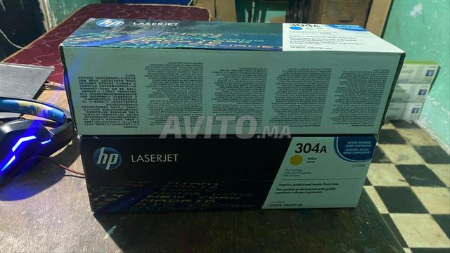 2-حبر طابعة HP LaserJet الأصلي (سماوي وأصفر)